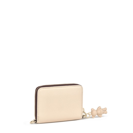 Pochette Porte-monnaie à bandoulière TOUS Pop moyenne beige