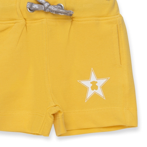 Bermuda de niño Casual Amarillo