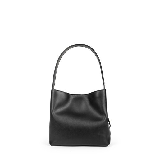 Small black Leather Sibil One shoulder bag