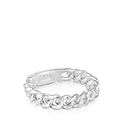 Silver TOUS Since 1920 Ring chain