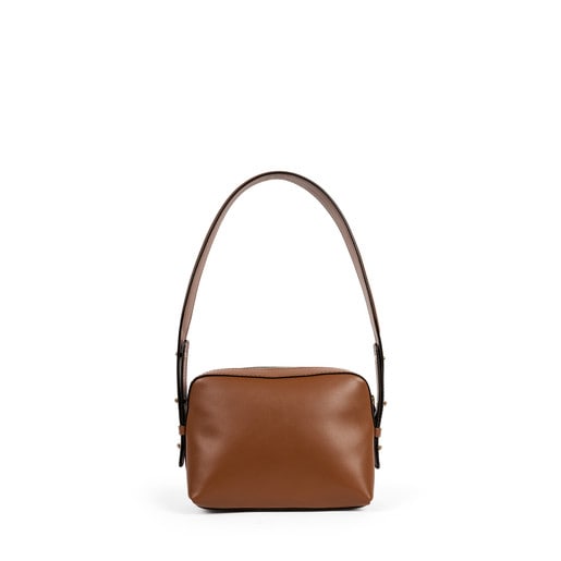 Mini brown Leather Sibil Crossbody bag