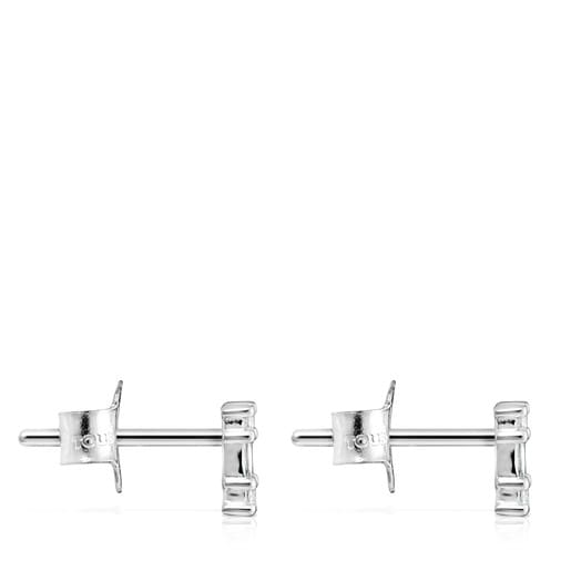 Riviere Earrings in White gold with Diamonds