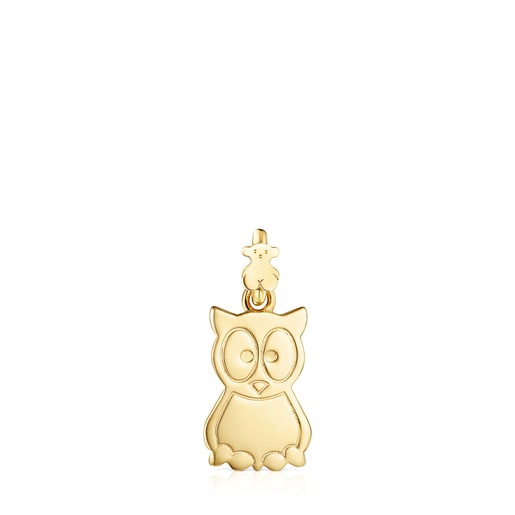 Silver Vermeil TOUS Good Vibes owl Pendant