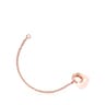 Pulsera Hold Metal corazón con baño de oro rosa de 18 kt sobre plata