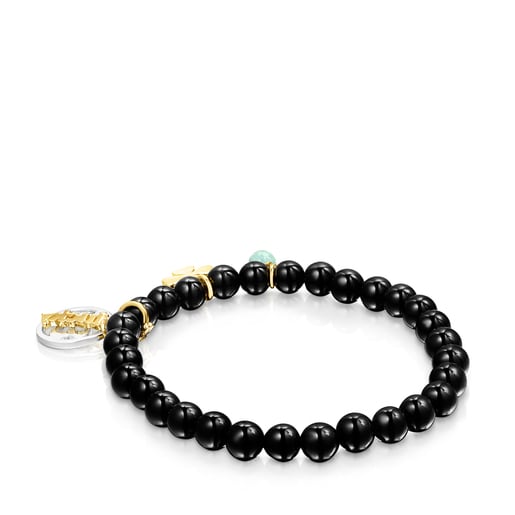 Pulseira TOUS Good Vibes 13 em Prata, Prata Vermeil e Shungites