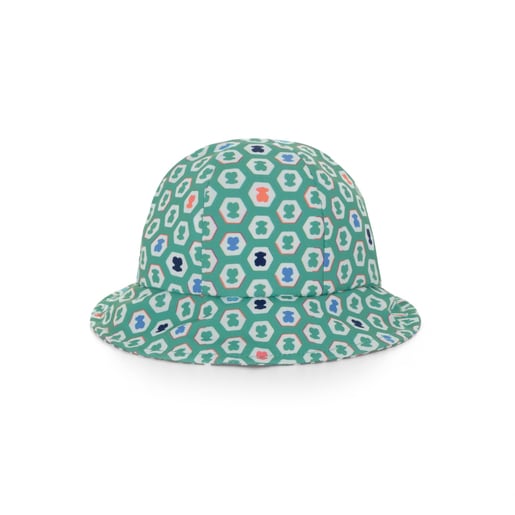 Gorro de playa niña Exagon Verde
