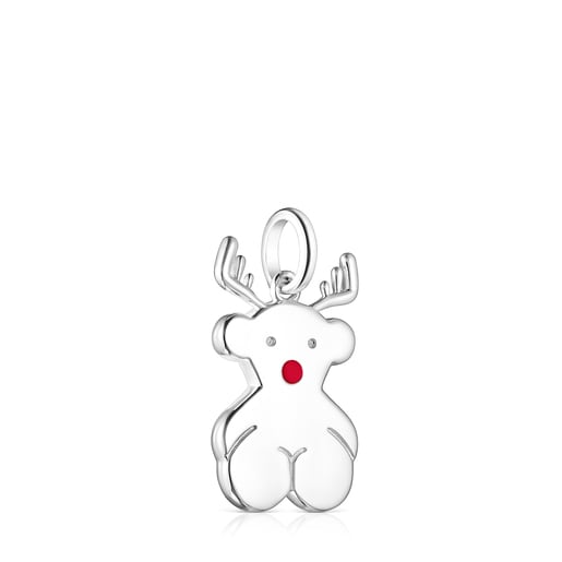 Silver Xmas Collection reindeer Pendant