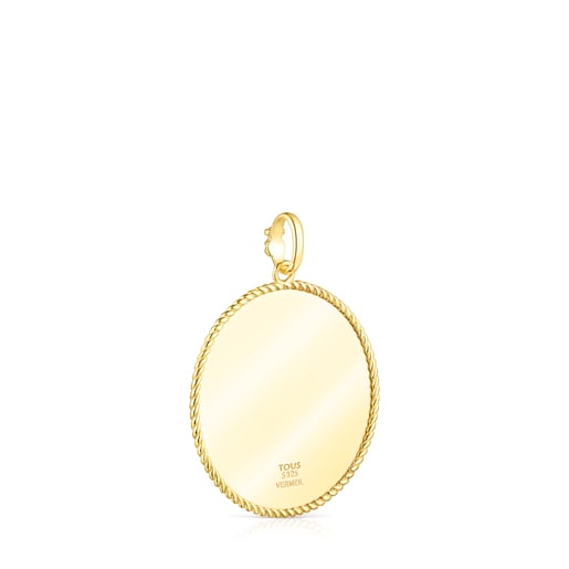 Penjoll gran Minne TOUS amb bany d'or 18 kt sobre plata