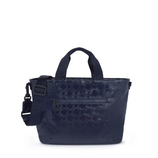 Large navy blue TOUS Urban Tote bag | TOUS