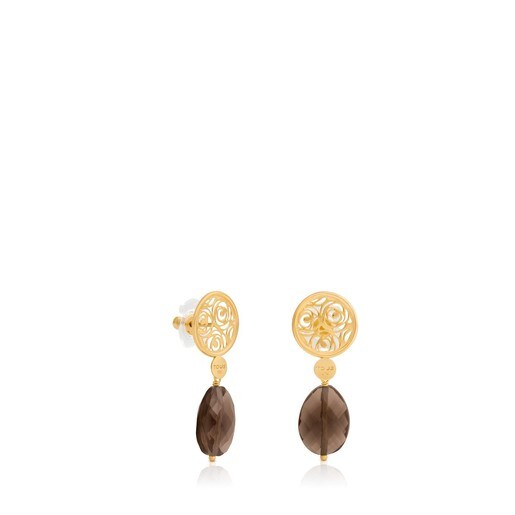 Gold Rosa d'Abril Earrings