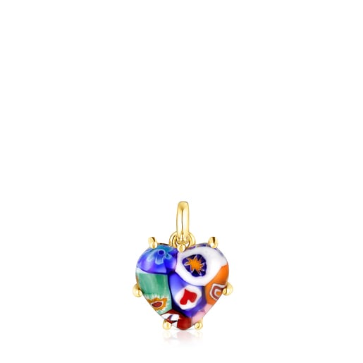 Pendentif cœur San Valentín en Verre de Murano