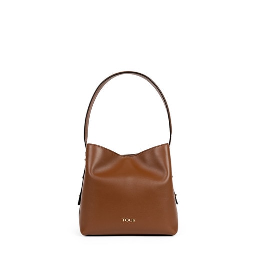 Small brown Leather Sibil One shoulder bag