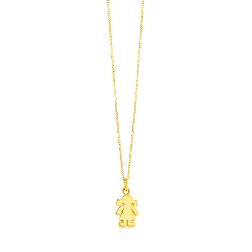 Gold Sweet Dolls Necklace