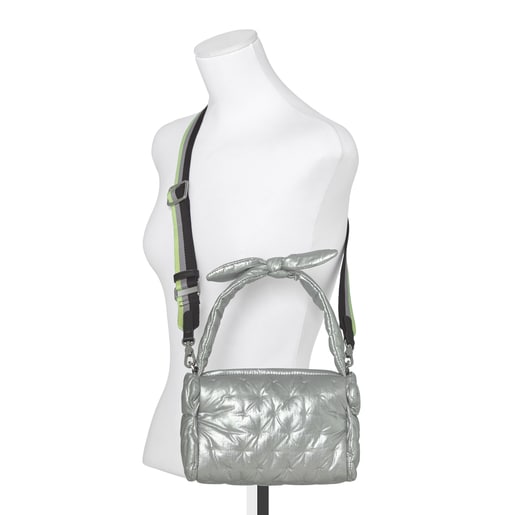Mała torebka na ramię z kolekcji Salsi w kolorze srebra