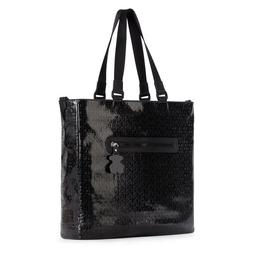 Τσάντα για τα ψώνια Lindsay σε μαύρο χρώμα