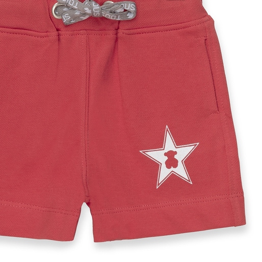 Bermuda de niño Casual Coral