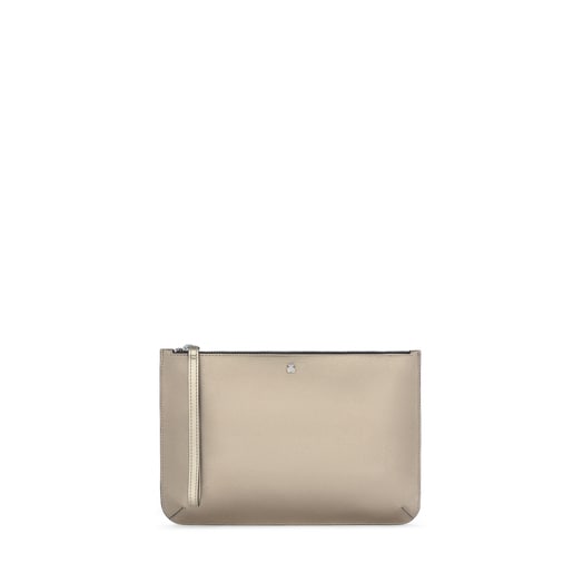 Gold-colored Dorp Clutch-Wallet