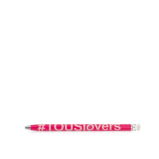 Tous Lovers fuchsia lacquered ballpoint pen
