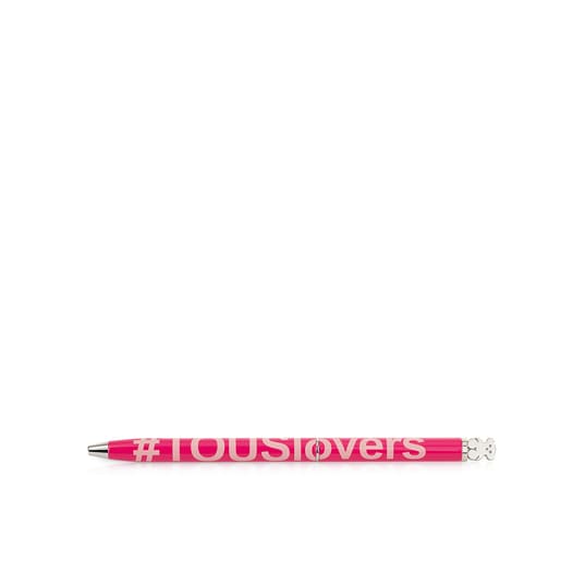 Tous Lovers fuchsia lacquered ballpoint pen | TOUS