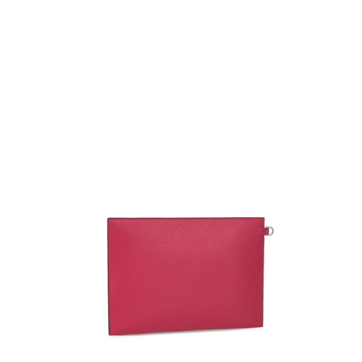 Πολύχρωμη-ροζ τσάντα Clutch TOUS Essential