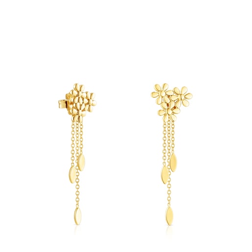 Silver Vermeil Fragile Nature extension Earrings | TOUS