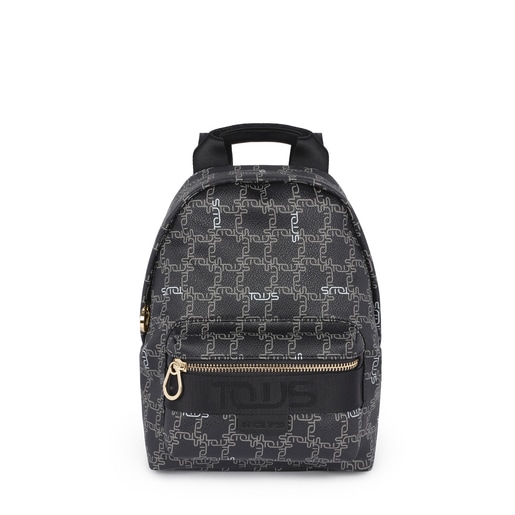 Small black Tous Logogram backpack