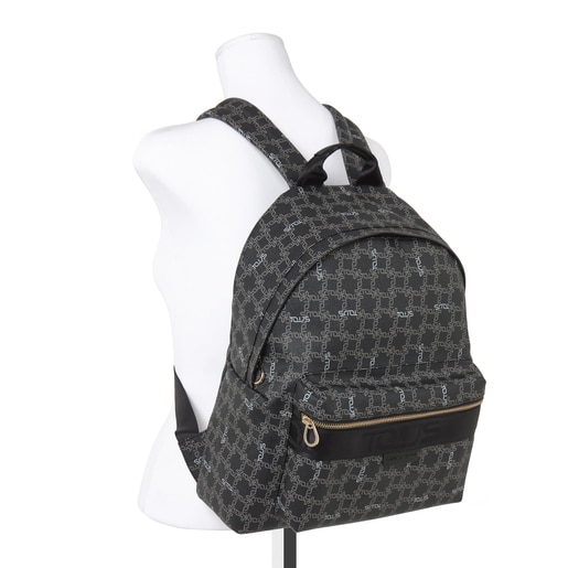 Medium black Tous Logogram backpack