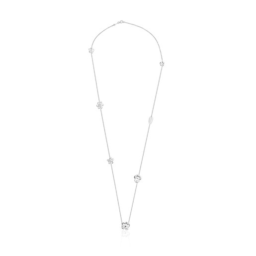 Collier Fragile Nature long en Argent