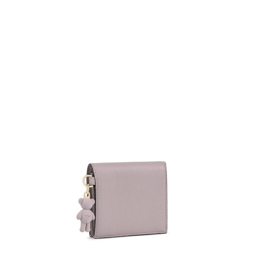 Small mauve colored TOUS Pop Wallet