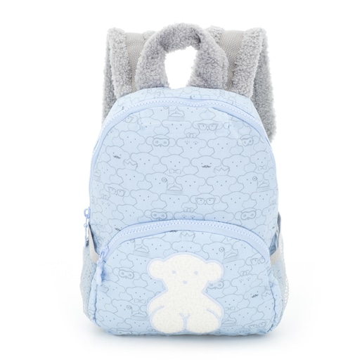 Bear pre-school backpack in Sky Blue
