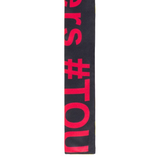 Foulard Tous Lovers fucsia-negro