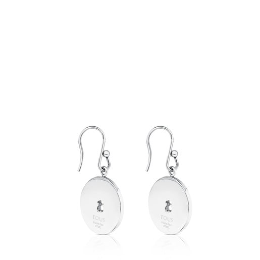 Pendientes Motif Power de Acero y Esmalte