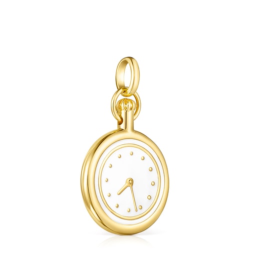 Pendentif Job montre en Argent Vermeil