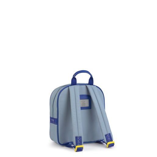 حقيبة ظهر School صغيرة الحجم من الجينز بألوان متعددة