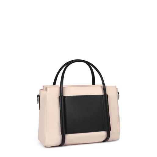 Medium nude colored Empire Soft City bag