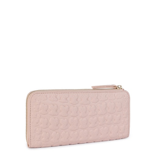 Medium pink Leather Sherton Wallet