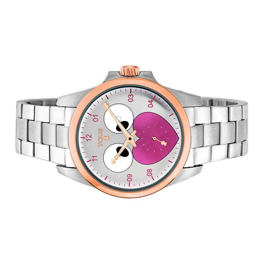 Two-tone pink IP/Steel 1920 Face Watch