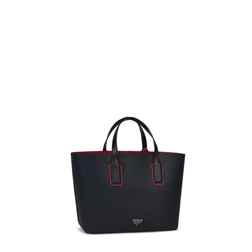 Small navy blue and fuchsia TOUS Essential Tote bag