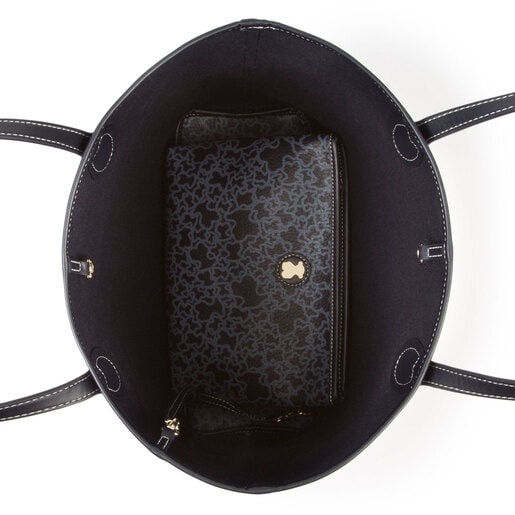 Large navy colored Canvas Kaos Mini Shopping bag