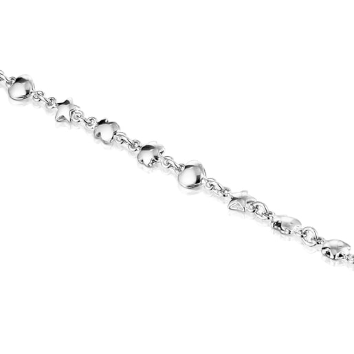 TOUS Silver Mini Icons Bracelet | Westland Mall