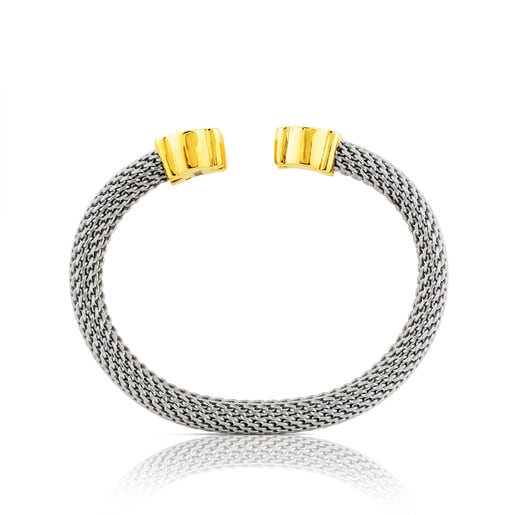 Mesh Gold Bangle