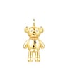 ペンダント TEDDY BEAR　ゴールドコーティング / シルバー・スピネル / 48mm