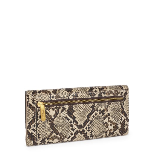 Beige medium Hold Wild wallet TOUS