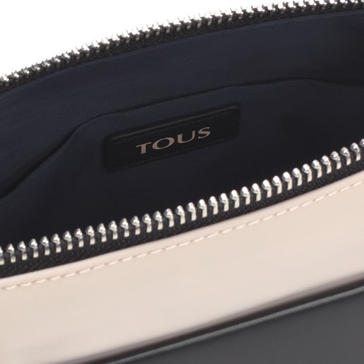 Large nude colored Empire Soft Toiletry bag