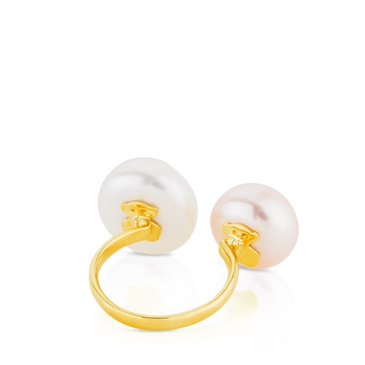 Anell TOUS Pearls d'Or amb Perles