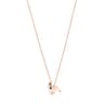 San Valentín Rose Vermeil Necklace with Gemstones - Online Exclusive