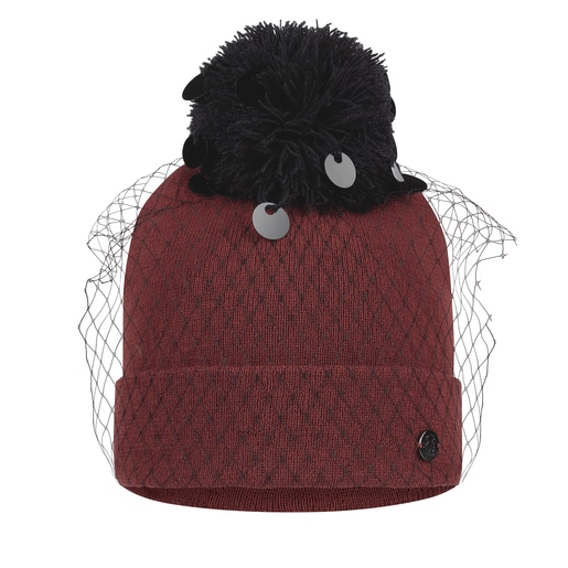 Burgundy Bennie Hat