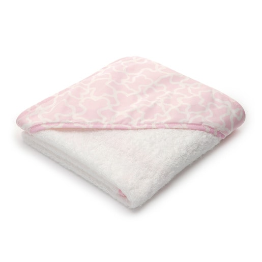 Kaos bath sheet in pink