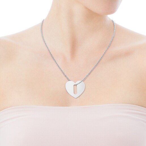 Plancha - Zawieszka Tous ze srebra w kształcie serca