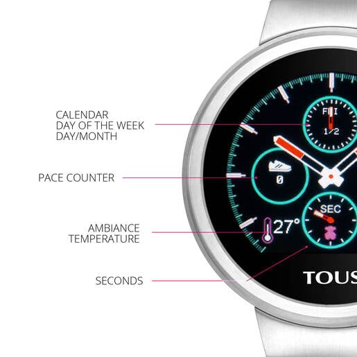 Rellotge smartwatch activity Rond Touch d'acer